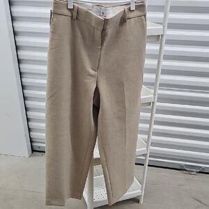 Babaton Agency Cropped Pants High Waisted Straight Leg.